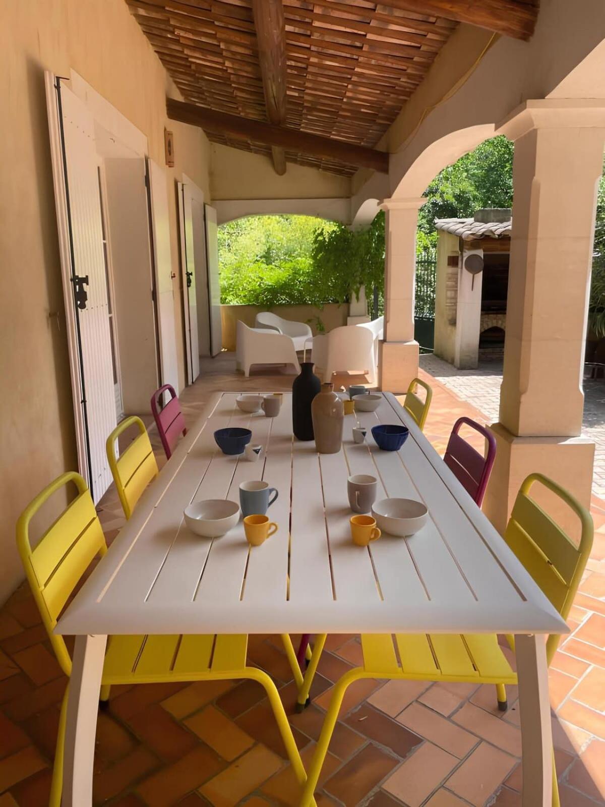 Les Oliviers - Villa 10 People - 5 Min Ardeche Saint-Julien-de-Peyrolas Eksteriør billede