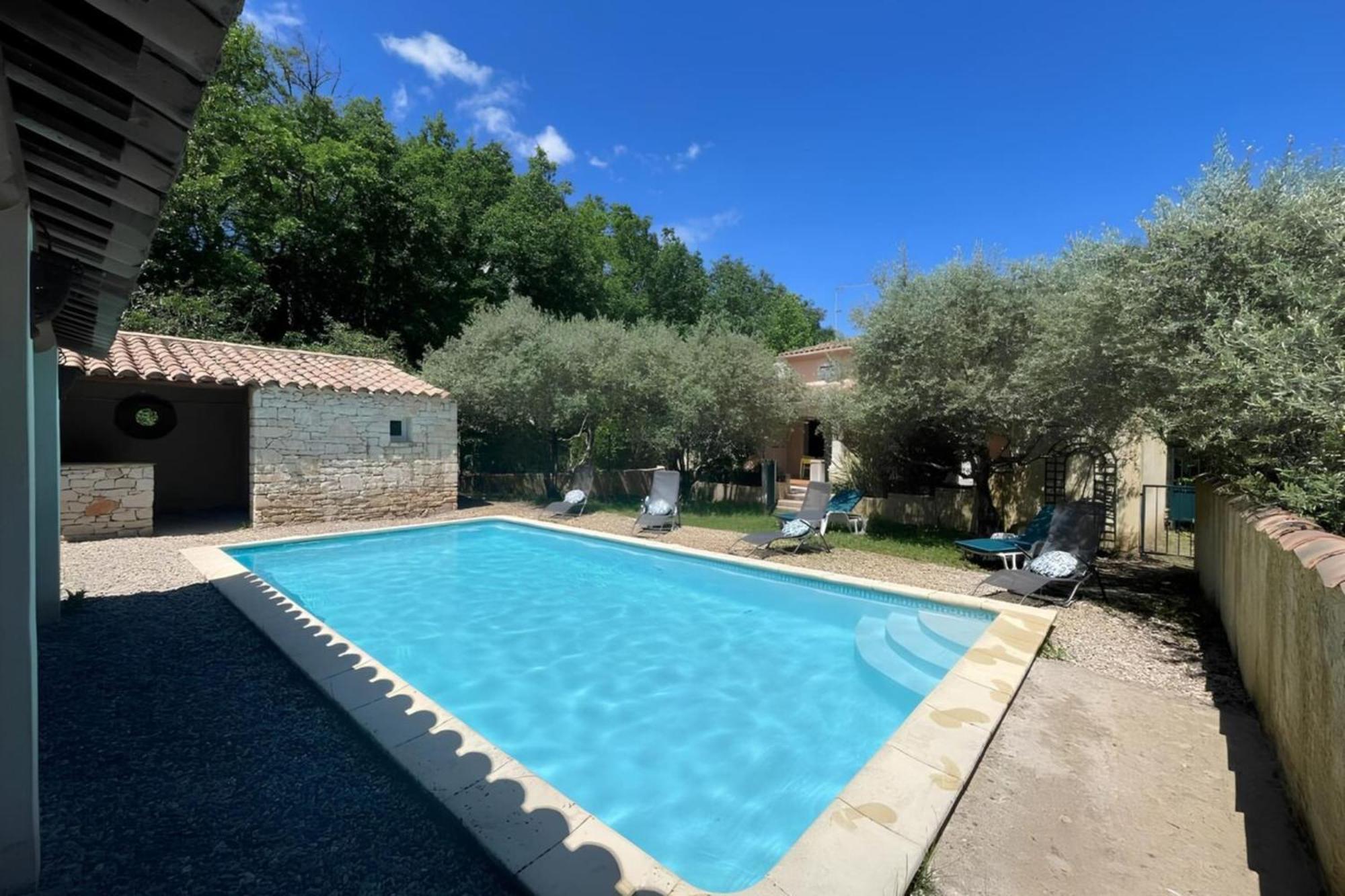 Les Oliviers - Villa 10 People - 5 Min Ardeche Saint-Julien-de-Peyrolas Eksteriør billede