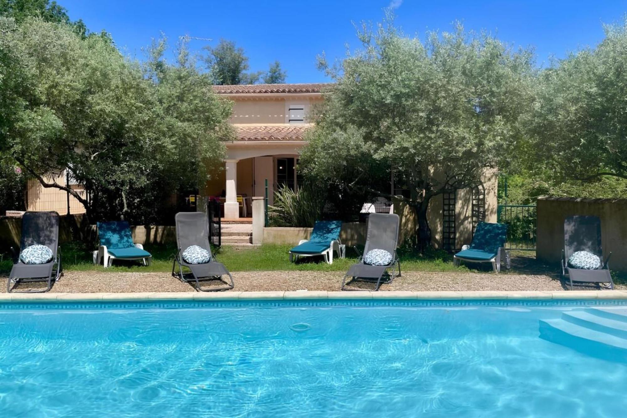 Les Oliviers - Villa 10 People - 5 Min Ardeche Saint-Julien-de-Peyrolas Eksteriør billede